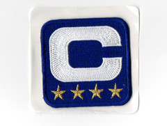 2025 Josh BUFFALO Allen GOLD 4⭐⭐⭐⭐Star Stick-on Royal Blue BILLS CAPTAIN C-PATCH