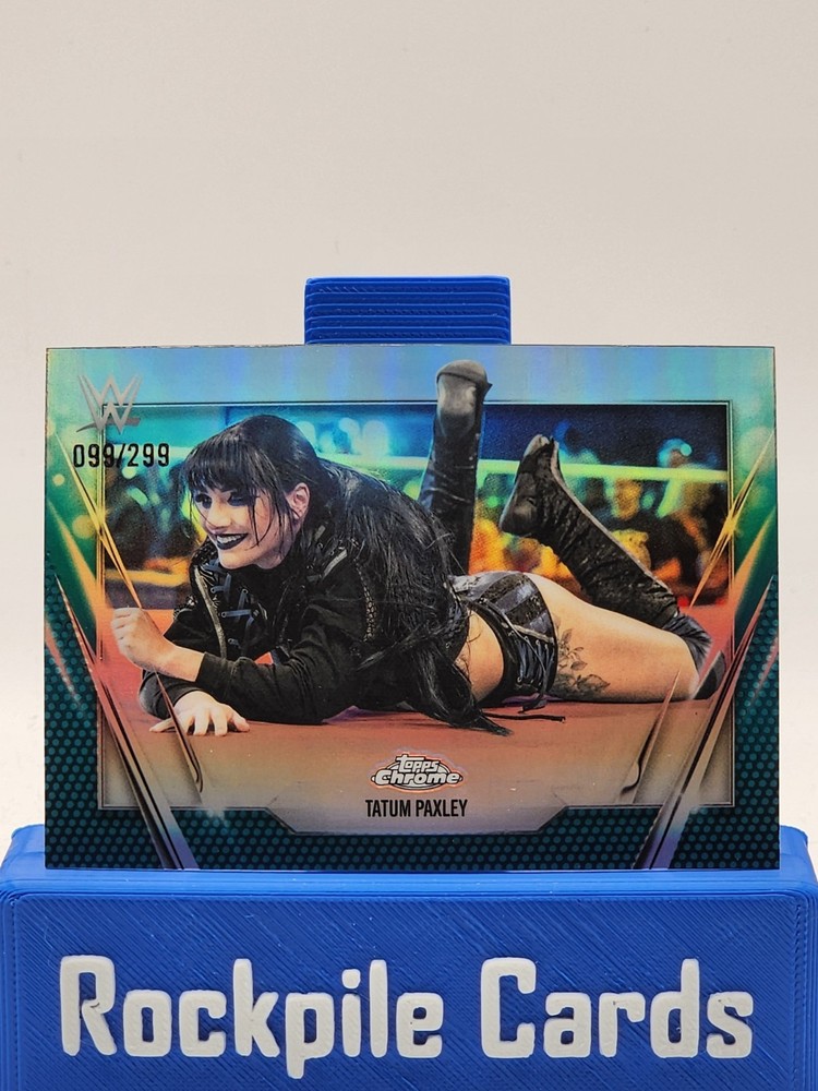 2026 Topps Chrome WWE – Tatum Paxley #191 Teal Refractor /299
