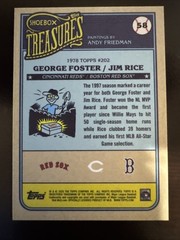 2025 Topps Shoebox Treasures #58 George Foster Jim Rice.