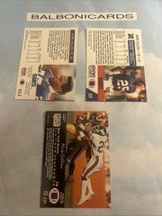 Mark Collins 3 Card Pro set Lot! NM+ Super Bowl Free Shipping!
