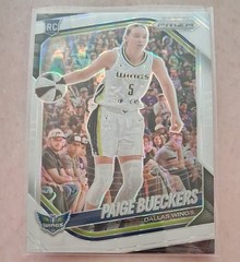 2025 Panini Prizm WNBA – Paige Bueckers #5 White Seismic Prizm (RC)