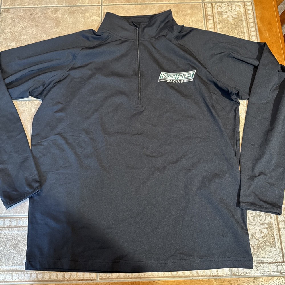 Roush Fenway Racing Ford Mens Team Issued 1/4 Zip Pullover Size Small