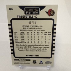 2024/25 OPC Platinum Tim Stutzle Retro Houndstooth #d 09/15 SSP 🔥🔥