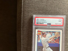1991 Topps Desert Shield #545 Dale Murphy PSA 9 Mint