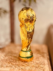 2026 Official Style Fifa World Cup Soccer Trophy (25 cm/10 inch) 3D Printed Gold