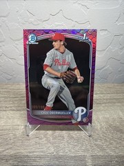 2025 Bowman Chrome Draft Cade Obermueller Fuchsia Reptilian Refractor /199