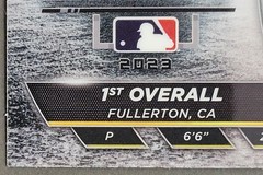 2023 Bowman Draft Chrome Paul Skenes BDN-7 Draft Insert Pittsburgh Pirates RC Pr