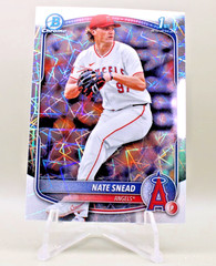 2025 Bowman Draft Chrome Nate Snead #BDC-38 Laser Refractor Angels