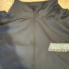 Roush Fenway Racing Ford Mens Team Issued 1/4 Zip Pullover Size Small
