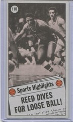 1970-71 Topps Willis Reed HOF Card #110 EXCELLENT -NM, All Star, Set Break
