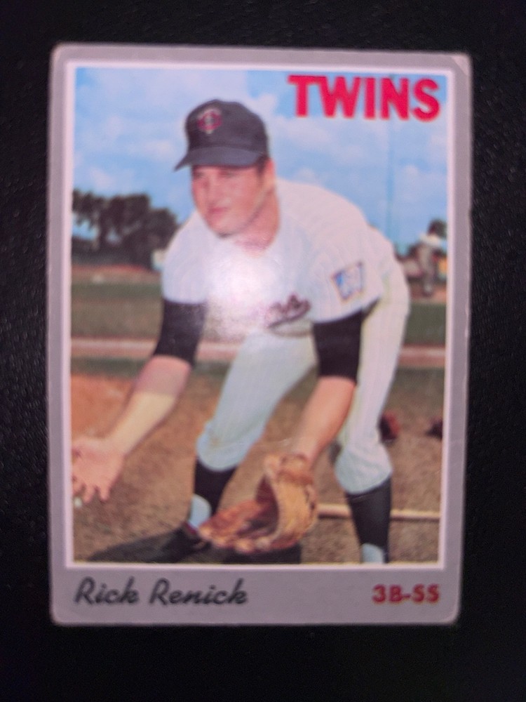 1970 Topps #93 Twins Rick Renick Baseball Card
