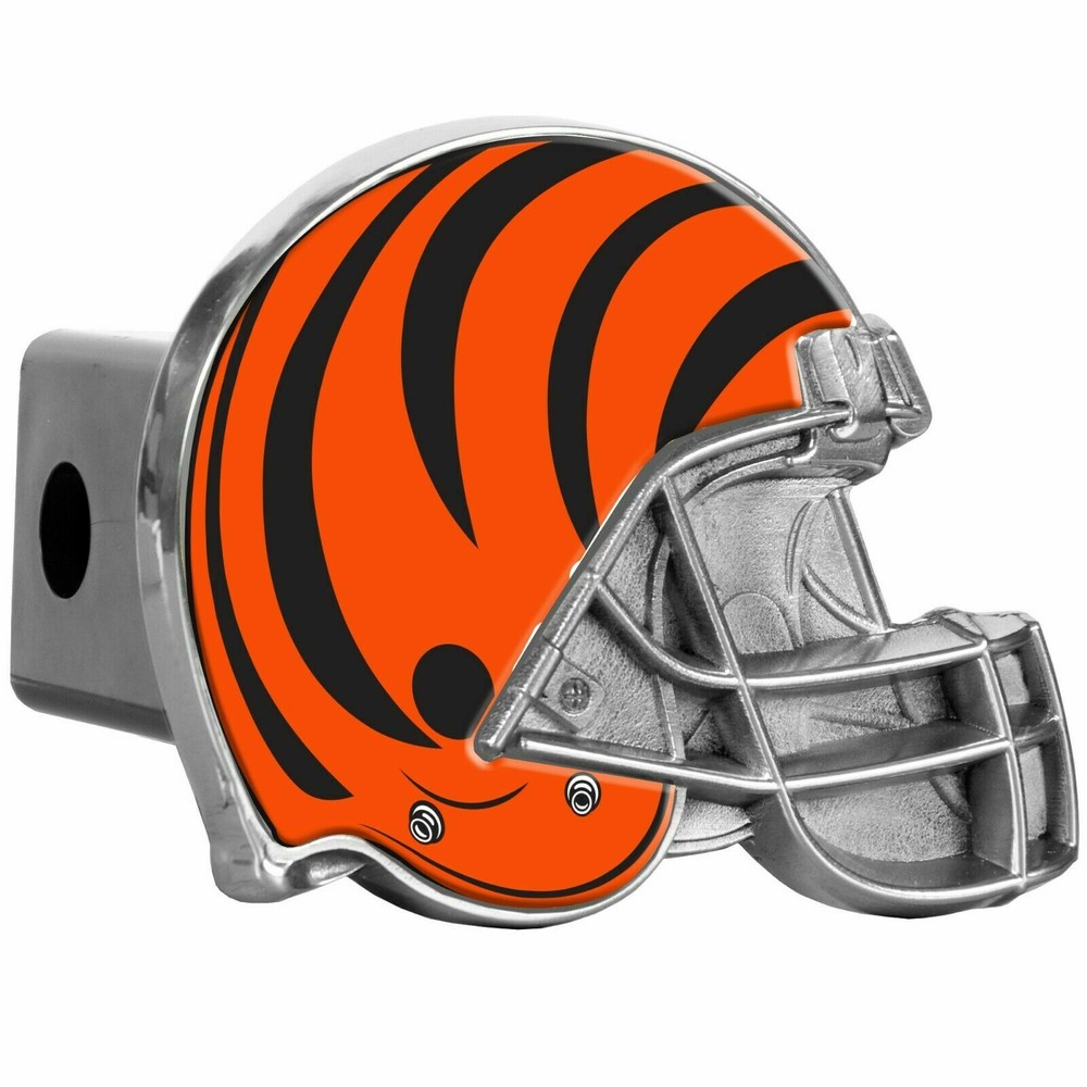 Cincinnati Bengals NFL Metal Helmet Tow Hitch Cover Car-Truck-SUV 2&Prime; Receiver