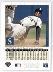 1994 Upper Deck Collector&rsquo;s Choice #117 Ken Griffey Jr. Seattle Mariners HOF