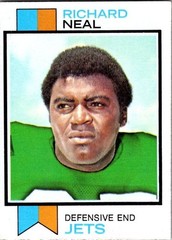 1973 Topps Football – Richard Neal #443 – New York Jets C