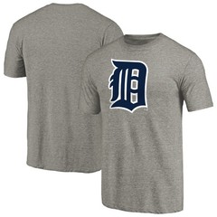 Men&rsquo;s Ash Detroit Tigers Cooperstown Collection Forbes Tri-Blend T-Shirt