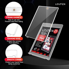 25Pack/100Pack 35 100 130 180Pt Magnetic Card Holders One-Touch For Trading Card
