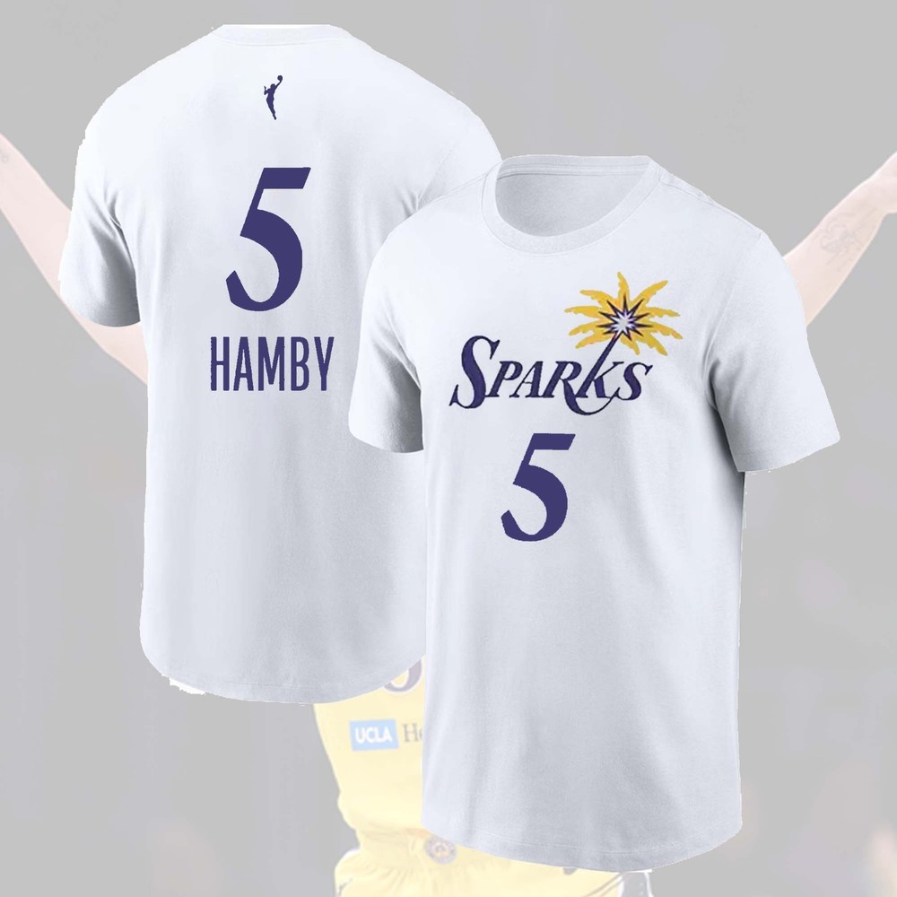 HOT!! – Dearica Hamby #5 Los Angeles Sp@rks Team 2026 Player Name & Number