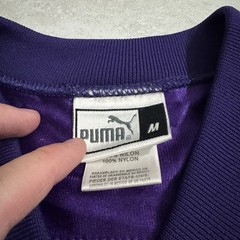 Vintage Minnesota Vikings Jersey Mens M Puma Purple Jeff George NFL Skol
