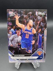 2025-26 NBA Topps NOW Jalen Brunson – #340 – New York Knicks NBA Finals