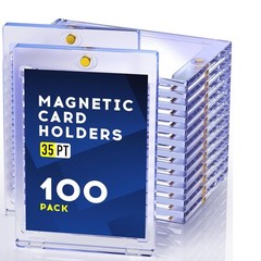Lot of Magnetic Trading Sports Card Holders 35pt One-Touch Hard UV Protection US