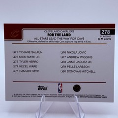 Donovan Mitchell Jarrett Allen 2025-26 Topps #278 Rainbow Foil Cavaliers Card