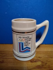 Vintage Limited Edition 1980 Olympic Winter Games Lake Placid Beer Stein EUC