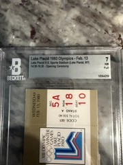 1980 Winter Olympics – Rare Opening Ceremony Ticket For The Lake Placid Games