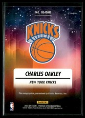 2023-24 Hoops Premium Stock #HI-OAK Charles Oakley Hoops Ink Disco Auto (i23040)