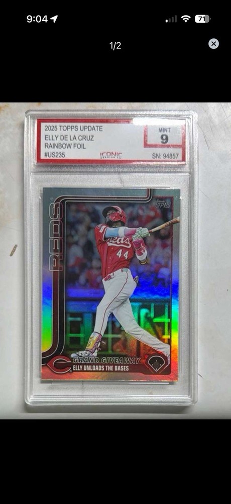 2025 Topps Update Series – Season Highlights Elly De La Cruz #US235 Rainbow Foil
