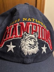 UConn Huskies University Of Connecticut 47 Brand Clean Up Dad Hat Final Four