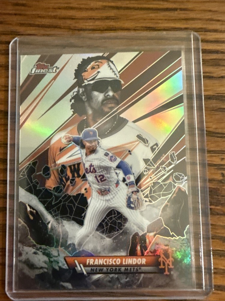 2026 Topps Finest Francisco Lindor Smashing Through SSP CASE HIT 1:163 Hobby