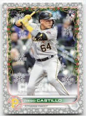 2022 Topps Holiday #HW192 Diego Castillo Metallic