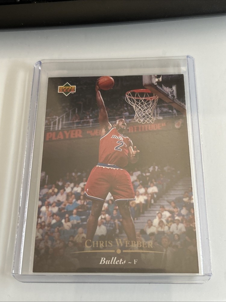 1995-96 Upper Deck German Kellogg&rsquo;s- Chris Webber #4