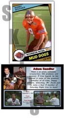 3 card Adam Sandler set Bobby Boucher Happy Gilmore STCC Mud Dogs PGA card