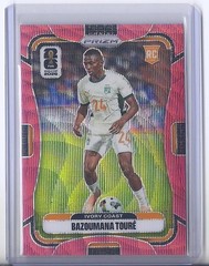 2026 Panini Prizm FIFA World Cup BAZOUMANA TOURE #252 RC Red Wave /39