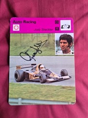 SIGNED 1978 Sportscasters – Jody Sheckter Italy(51-19)South Africa