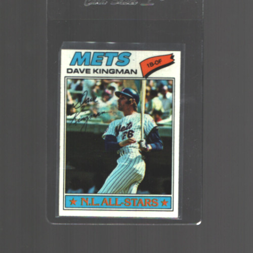 1977 TOPPS BASEBALL SET BREAK 500 DAVE KINGMAN METS NM/MT