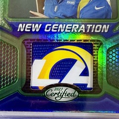 2023 Panini Certified Stetson Bennett IV New Generation Mirror Green RC Patch /5