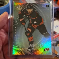 Upper Deck SP Game Used Jaccob Slavin #101 Rainbow /74 Carolina Hurricanes