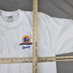 Fruit Of The Loom Tide Downy Craven 32 Shirt Mens XL White NASCAR Auto Racing