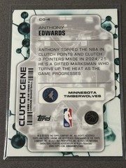 Topps 2025-26 Topps Chrome Clutch Gene Insert Anthony Edwards CG-4 Timberwolves