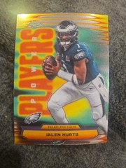 2025 Topps Chrome Football – Jalen Hurts #PP-4 Power Players Refractor Eagles