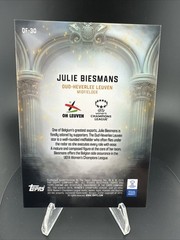 2025-26 Topps Chrome Women’s UWCL Julie Biesmans Queens Of Football/99