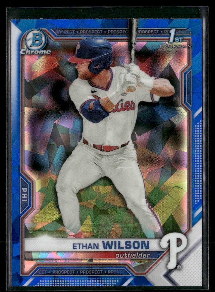 2021 Bowman Draft Sapphire Edition #BDC-140 Ethan Wilson