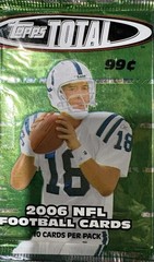 2006 Topps Total Trading Card Pack – 10 Cards Per Pack NFL