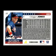 Chipper Jones 1996 Score Atlanta Braves #322 R314G 62