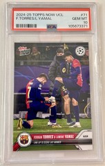 2024-25 Topps Now UEFA Club Competitions – Lamine Yamal, Ferran Torres #071