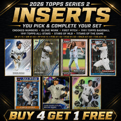2026 Topps Series 2 Baseball Inserts You Pick 91B2 91AS SMLB TOG GW CN FP