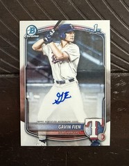 2025 Bowman Draft Chrome Prospect Auto Gavin Fien #CPA-GF