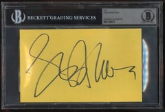 Lance Armstrong signed autograph 6×8 cut Impel US Olympic BAS Slabbed